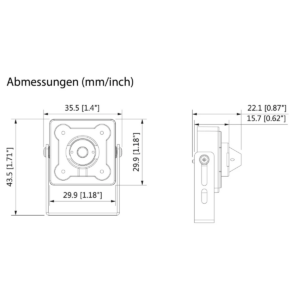 Defendex ClearView HDCVI Mini Kamera | 2 MP | 2.8mm | WDR | Pinhole Hover Image