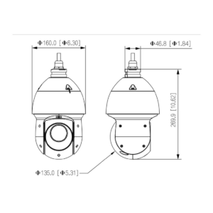 Defendex Starlight IP PTZ Kamera | 8 MP | Auto-Tracking 3.0 | 25× Zoom | 100m Dual-Light | SMD 4.0 | PoE+ | 4K Dual Serie Hover Image