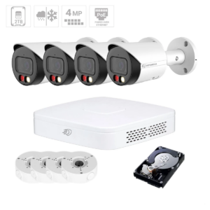 Defendex IP Kamera Set 4x 4 MP PoE