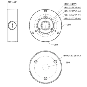Defendex Junction Box | Halterung | Installationsbox | Aluminium | Wettergeschützt IP66 | Weiß Hover Image