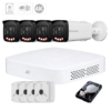 Defendex IP Kamera Set 4x 8 MP Motorzoom 60m IR