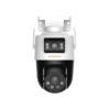 Defendex Wi-Protect Alarm PT Kamera | Dual Lens WLAN Überwachungskamera 10MP | 50 m IR | 2 Way Audio | AutoTracking | 2 x 5 MP