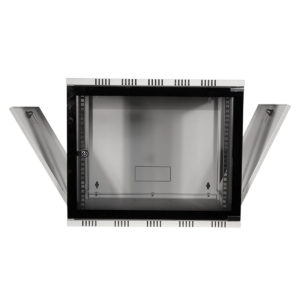 Defendex 19" Netzwerkschrank | 6HE | 540 × 550 mm | Wandmontage | Weiß | Vormontiert Hover Image