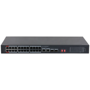 Defendex 24 Port Gigabit PoE Switch mit SFP