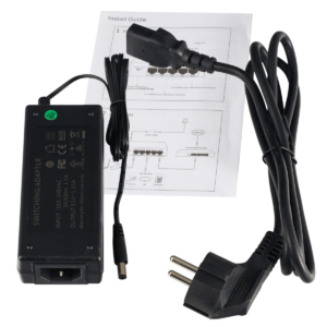 Defendex 4-Port PoE Switch | 4× PoE | Gigabit Uplink | 58W | 30W/Port Hover Image