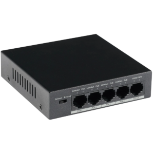 Defendex 4 Port PoE Switch 58W mit Gigabit Uplink