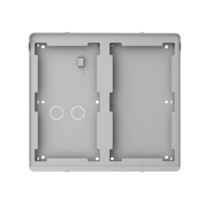 Defendex Aufputz-Montagerahmen für vier Module in Silber