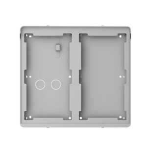 Defendex Aufputz-Montagerahmen für sechs Module in Silber