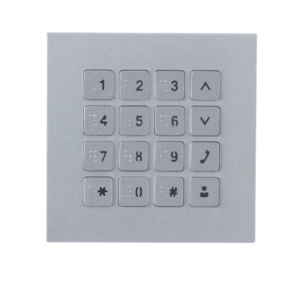 Defendex IP Video-Türsprechanlage | Code-Zutrittsmodul | Silber