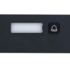 Defendex IP Video-Türsprechanlage 1 Klingeltaster Halbmodul in Anthrazit