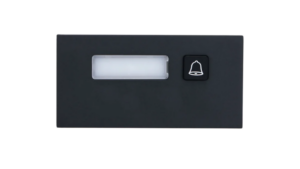 Defendex IP Video-Türsprechanlage | 1 Klingeltaster Halbmodul | Anthrazit