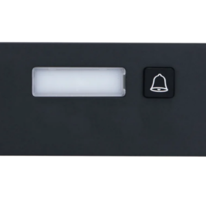 Defendex IP Video-Türsprechanlage 1 Klingeltaster Halbmodul in Anthrazit