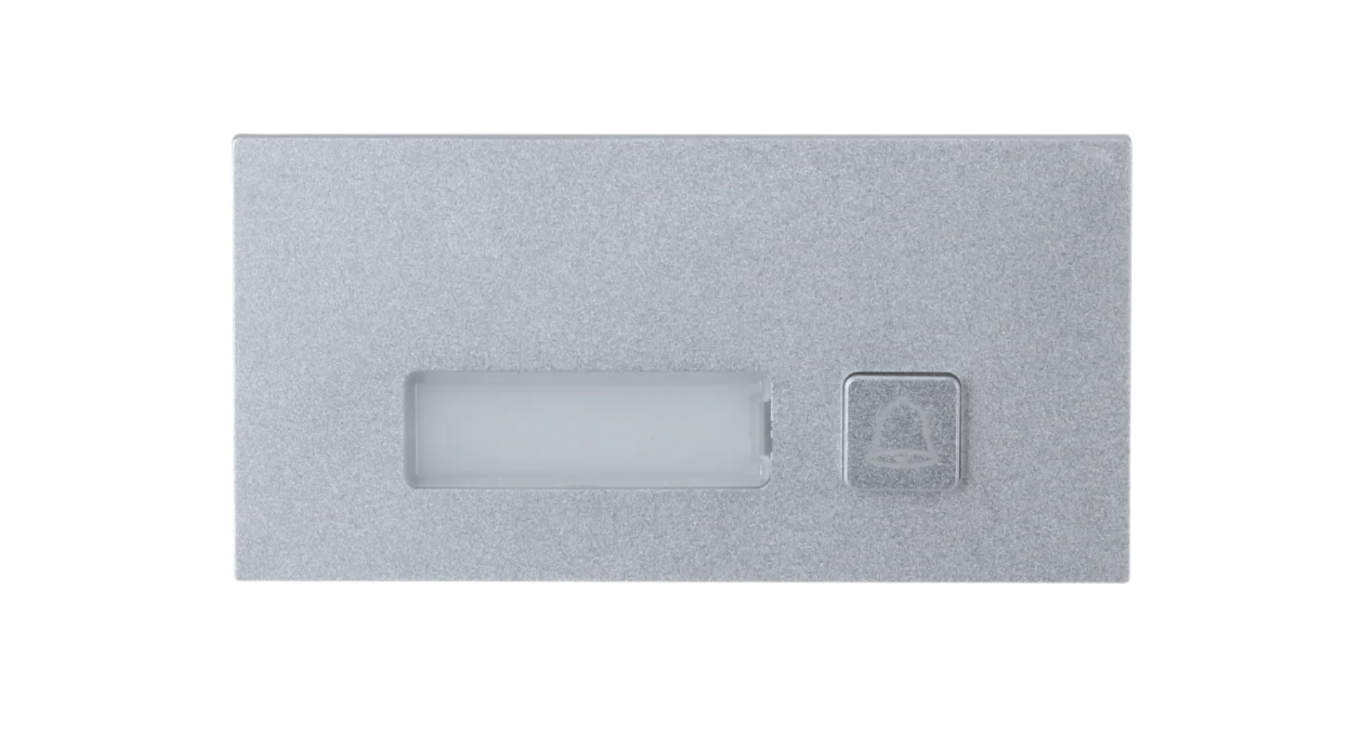 Defendex IP Video-Türsprechanlage 1 Klingeltaster Halbmodul in Silber