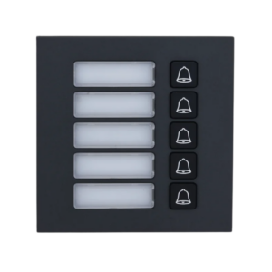 Defendex IP Video-Türsprechanlage 5 Klingeltaster Modul in Anthrazit