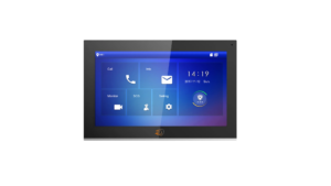 Defendex IP Video Türsprechanlage 10" Touchscreen Innenstation LCD Monitor in schwarz