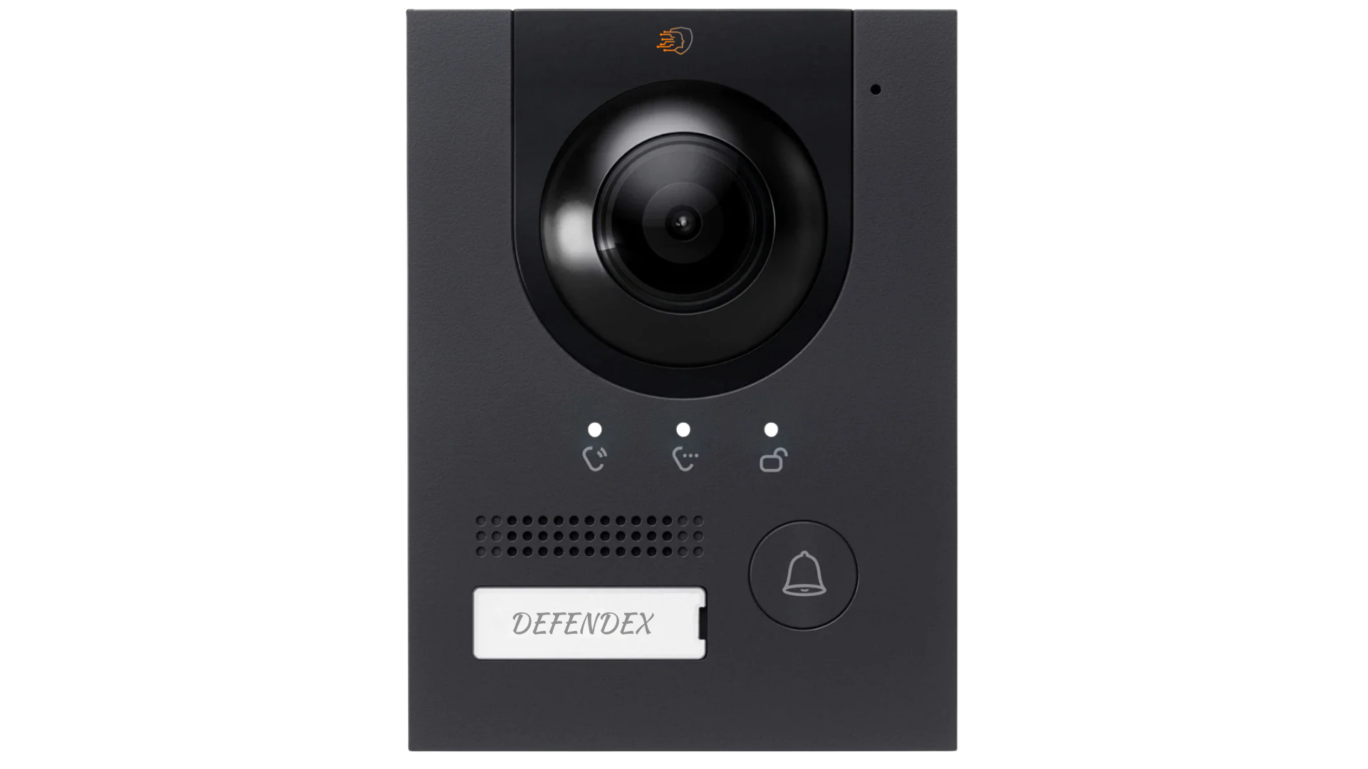 Defendex IP Video-Türsprechanlage Außenstation in Anthrazit mit 2 MP Kamera und 168,6 Grad Weitwinkel