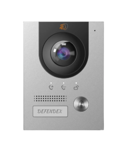 Defendex IP Video-Türsprechanlage Außenstation | 2 MP | 168,6° | PoE + 2-Draht | Silber