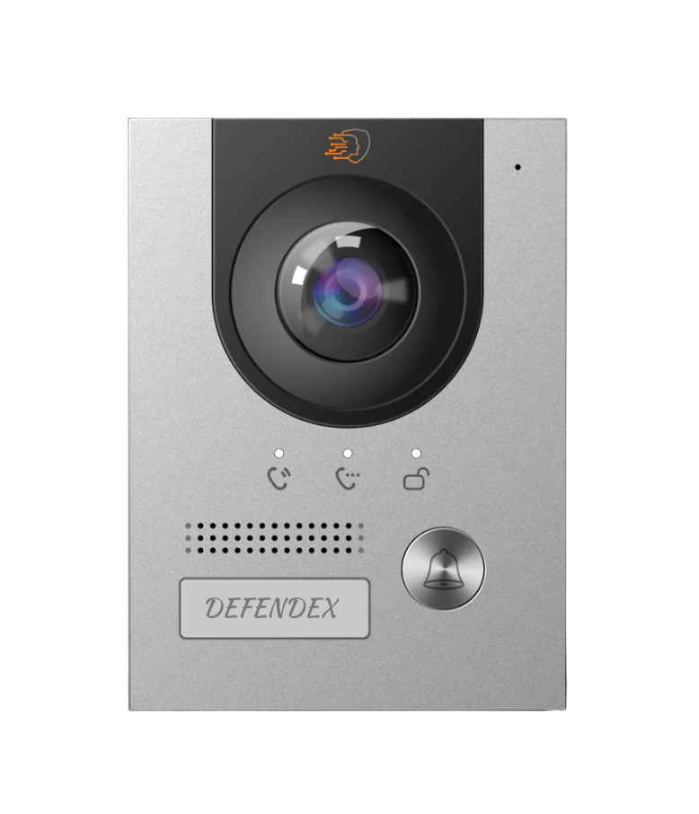 Defendex IP Video-Türsprechanlage Außenstation mit 2 MP Kamera und 168,6 Grad Weitwinkel