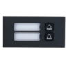 Defendex IP Video Türsprechanlage Klingeltaster-Modul mit 2 Tasten