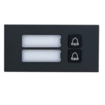 Defendex IP Video Türsprechanlage Klingeltaster-Modul mit 2 Tasten
