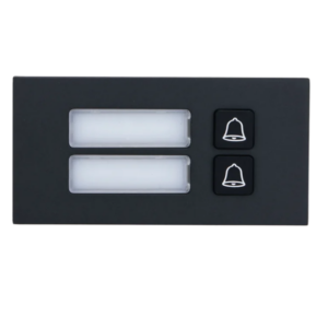 Defendex IP Video Türsprechanlage Klingeltaster-Modul mit 2 Tasten