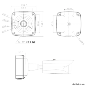 Defendex Junction Box | Installationsbox M20 | Aluminium | Wand & Decke | Weiß Hover Image