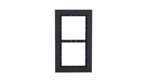 Defendex Modulrahmen für IP Video-Türsprechanlage | 2 Module | Anthrazit