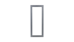 Defendex Modulrahmen für IP Video-Türsprechanlage | 3 Module | Silber