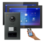 Defendex RFID Türsprechanlage Antrazit | 2-Familienhaus | 2x10"