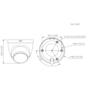 Defendex Starlight IP-Dome Kamera | 4 MP | WDR | 30m IR | SMD & Mikrofon Hover Image