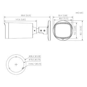 Defendex UltraVision 4K HDCVI Kamera 8 MP | Motorzoom | 80m IR | Starlight | Ton | IP67 Hover Image