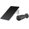 Defendex Wi-Protect IP 4G Kamera | 4 MP | SIM | Solarpanel | 2-Wege-Audio | Batterie | Alarm | WDR | App | Schwarz