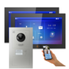 Defendex IP Video-Türsprechanlage Set für 2-Familienhaus mit zwei 10 Zoll Monitoren
