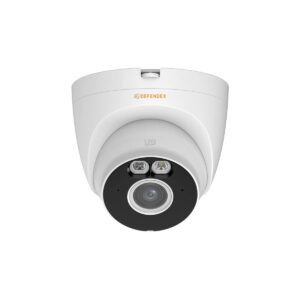 Defendex Wi-Protect Wlan Dome Kamera | 5 MP | Mikrofon | Lautsprecher | KI-Alarm-Kamera Serie